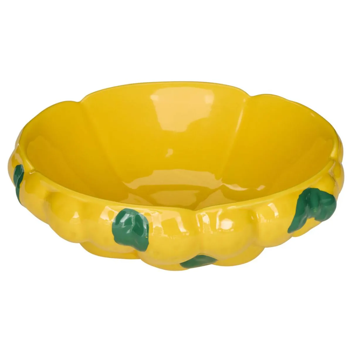 Atmosphera Plats De Service, Présentoirs*Coupe "Fruity" Jaune