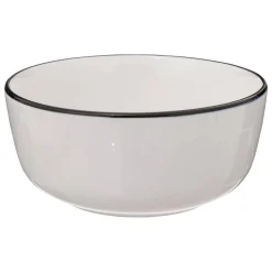 Atmosphera Assiettes Creuses*Coupelle  "Alix" Blanc