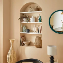 Atmosphera Objets À Poser*Coupelle "Chaya" Beige