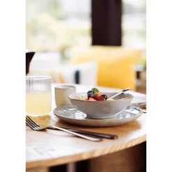 Atmosphera Assiettes Creuses*Coupelle "Flower" Bleu2