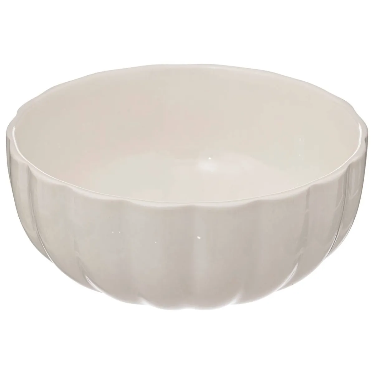 Atmosphera Assiettes Creuses*Coupelle "Romy" Blanc