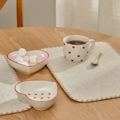 Atmosphera Saladiers, Coupelles, Verrines*Coupelle  "Valentine" Blanc