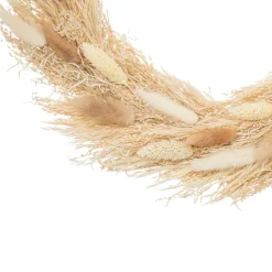 Atmosphera Fleurs Séchées*Couronne de fleurs séchées Jaunemoutarde
