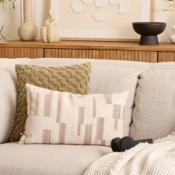 Atmosphera Coussins*Coussin "Calix" Vertcéladon