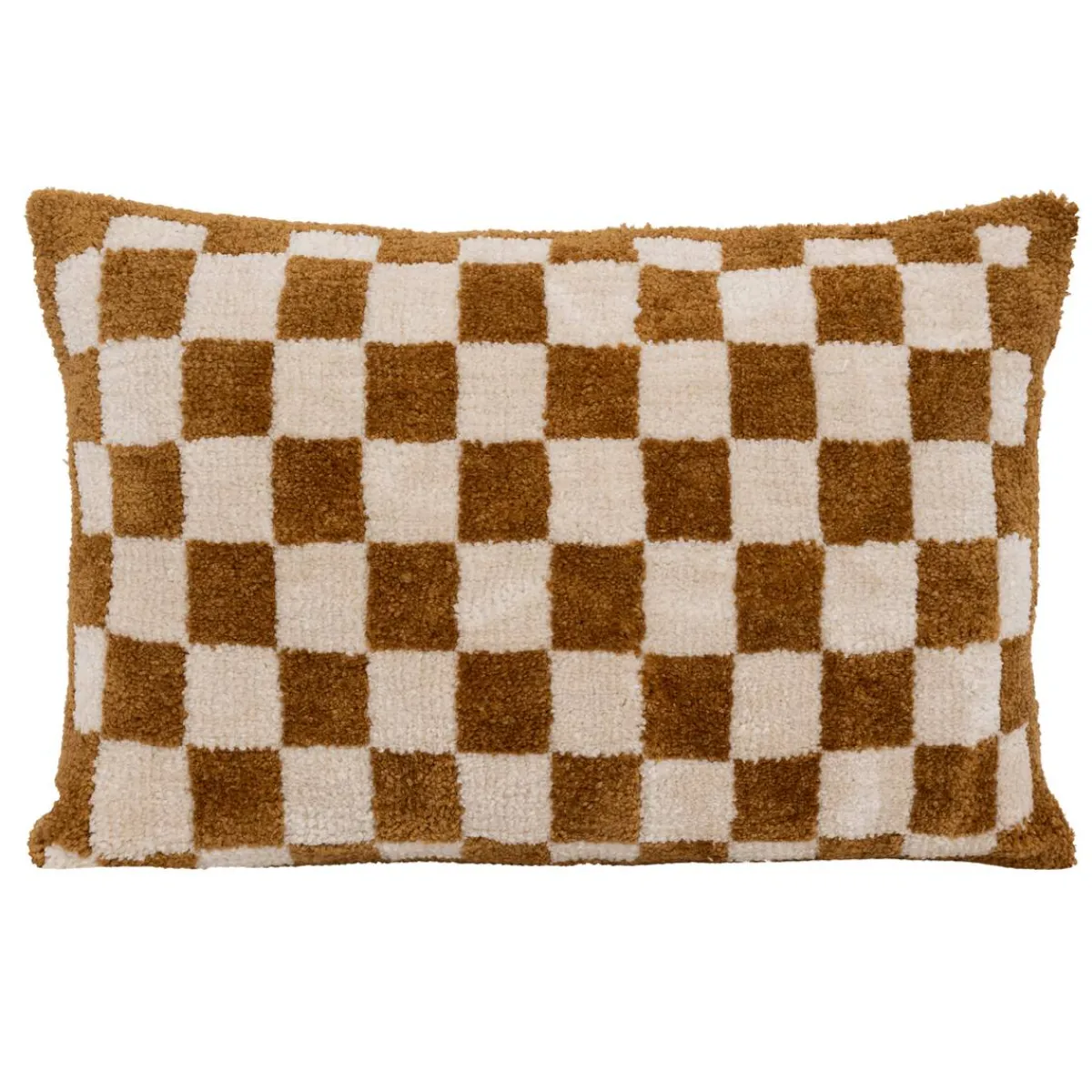 Atmosphera Coussins*Coussin damier "Itha" Beige