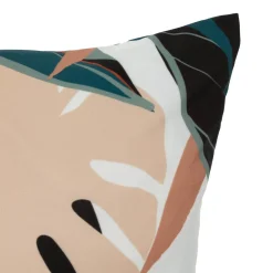 Atmosphera Coussins|Coussins D'Extérieur*Coussin déco d'intérieur et d'extérieur DEYO motif Feuilles Bleu canard Vert