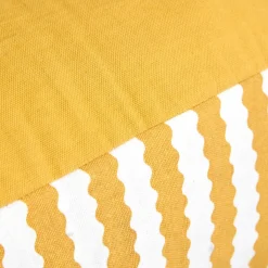Atmosphera Coussins De Sol|Coussins D'Extérieur*Coussin de sol d'extérieur rectangulaire POOLSIDE Jaune NoiretBlanc