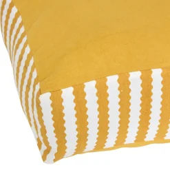 Atmosphera Coussins De Sol|Coussins D'Extérieur*Coussin de sol d'extérieur rectangulaire POOLSIDE Jaune Bleucanard