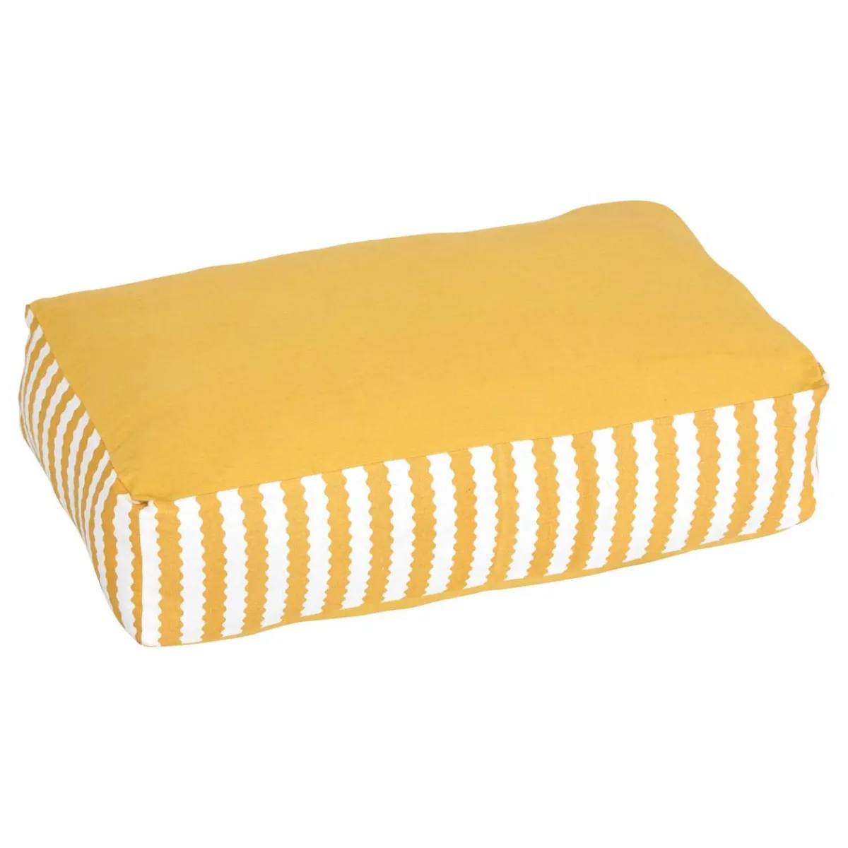 Atmosphera Coussins De Sol|Coussins D'Extérieur*Coussin de sol d'extérieur rectangulaire POOLSIDE Jaune Bleucanard