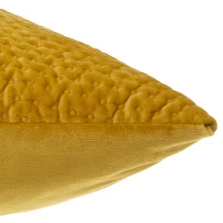 Atmosphera Coussins*Coussin "Dolce", velours Jaune