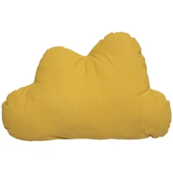 Atmosphera Coussins, Matelas De Sol Enfant*Coussin enfant "Berlingot" nuage Jaunemoutarde