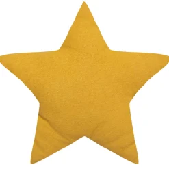 Atmosphera Coussins, Matelas De Sol Enfant*Coussin enfant "Berlingot" étoile Jaunemoutarde