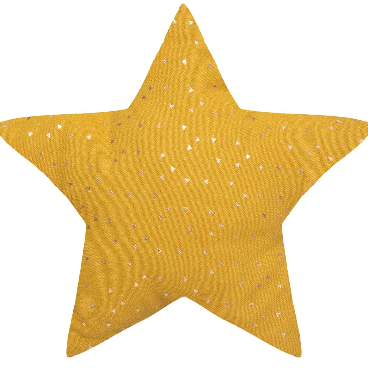 Atmosphera Coussins, Matelas De Sol Enfant*Coussin enfant "Berlingot" étoile Jaunemoutarde