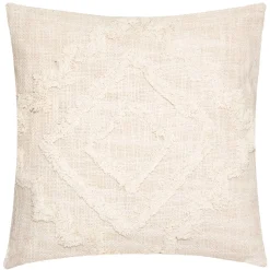 Atmosphera Coussins*Coussin "Inca", coton tufté Terracotta