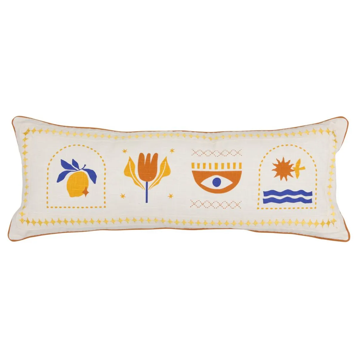 Atmosphera Coussins*Coussin "Libertad" Jaunemoutarde