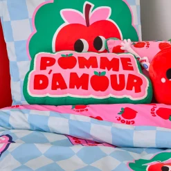 Atmosphera Coussins, Matelas De Sol Enfant*Coussin "Pomme d'amour" 20x44 cm Multicolore