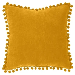 Atmosphera Coussins*Coussin pompons Ambre