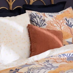 Atmosphera Coussins*Coussin pompons Vertkaki
