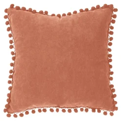 Atmosphera Coussins*Coussin pompons Vertkaki