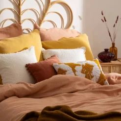 Atmosphera Coussins*Coussin pompons Vertkaki