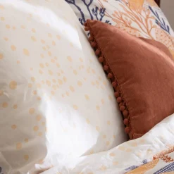 Atmosphera Coussins*Coussin pompons Vertkaki