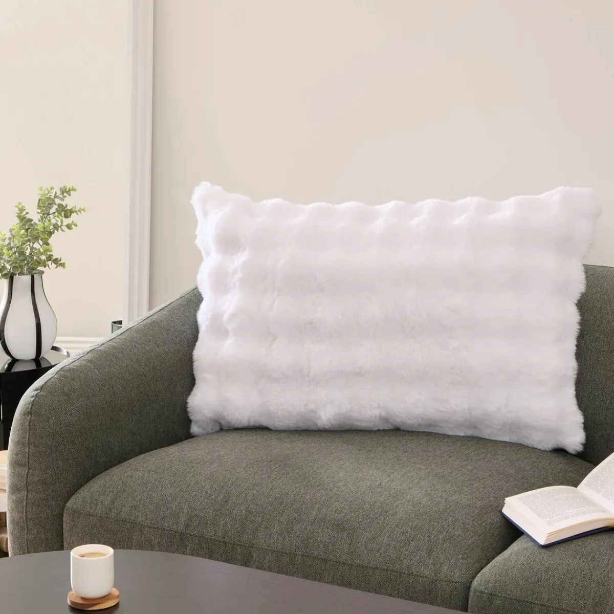 Atmosphera Coussins*Coussin "Zephy" Blancivoire