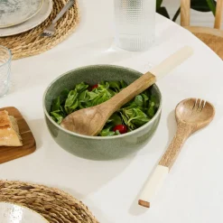 Atmosphera Couverts À L'Unité*Cou à salade  "Inaya" Vert