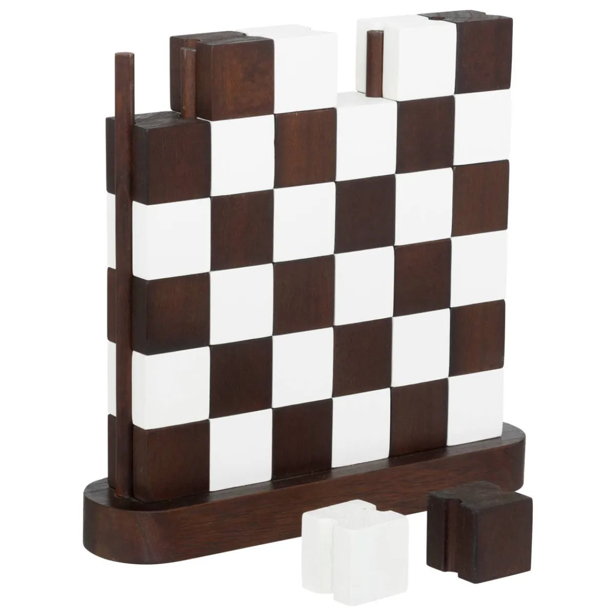 Atmosphera Jeux De Société*Damier "Twis" Multicolore