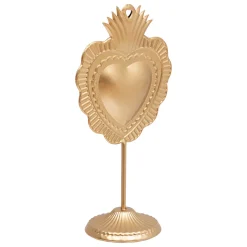 Atmosphera Objets À Poser*Déco à poser coeur "The floral" Beige