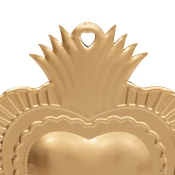 Atmosphera Objets À Poser*Déco à poser coeur "The floral" Beige
