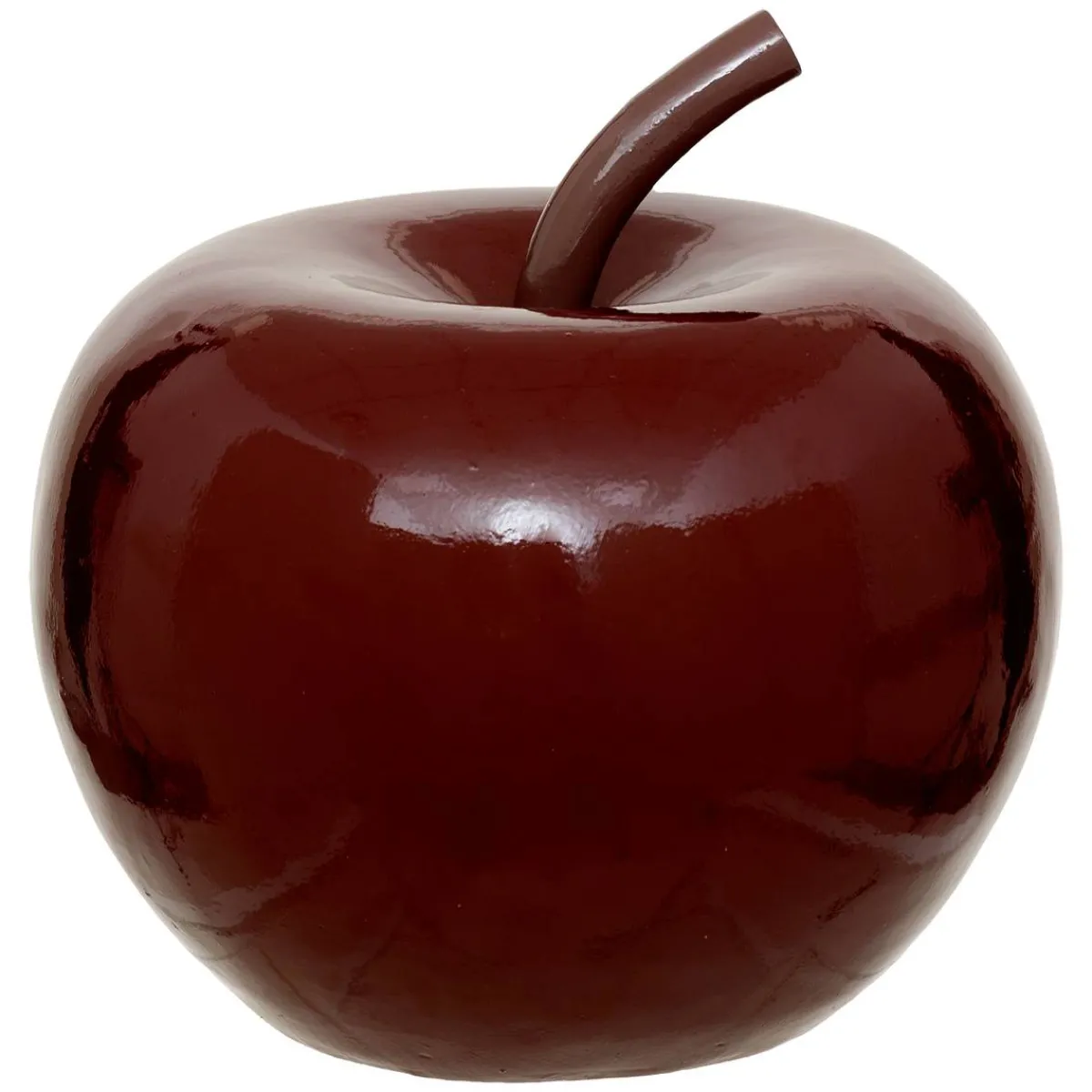 Atmosphera Objets À Poser|Décoration D'Extérieur*Déco à poser d'extérieur pomme "Glossy" Noir