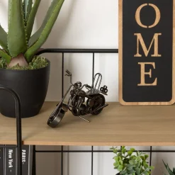 Atmosphera Objets À Poser*Décoration moto "Imran" Boisnaturel