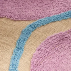 Atmosphera Couvre-Lits, Édredons*Dessus de lit "Fleurs sauvages" Beige