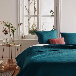 Atmosphera Couvre-Lits, Édredons*Dessus de lit, 2 taies "Dolce" Terracotta