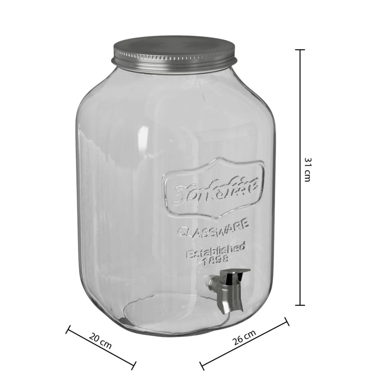 Atmosphera Pichets, Carafes*Distributeur "Yorkshire" Transparent