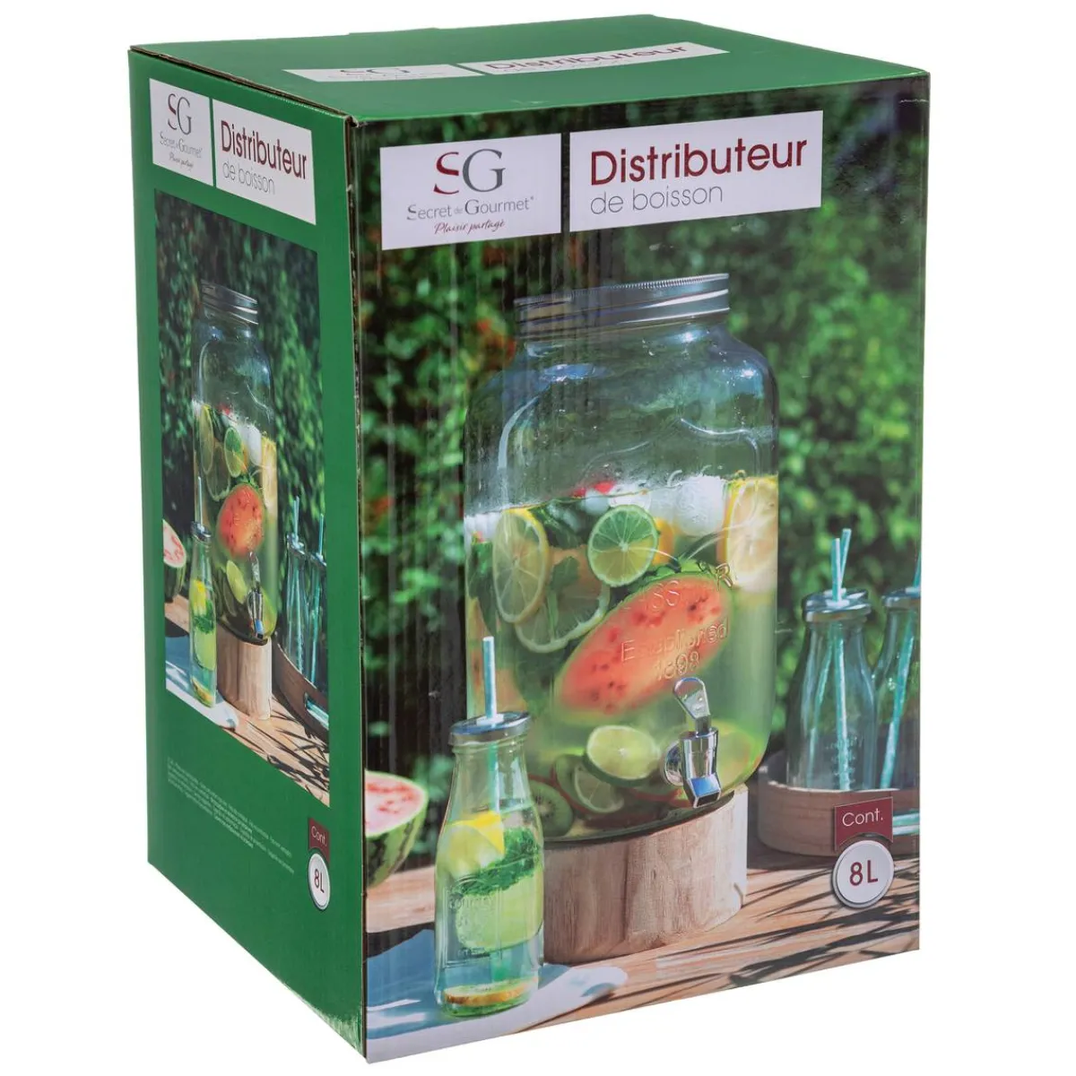 Atmosphera Pichets, Carafes*Distributeur "Yorkshire" Transparent