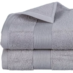 Atmosphera Serviettes De Toilette*Drap de bain "Essentiel" Bleucanard