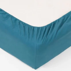 Atmosphera Draps-Housses*Drap-housse, coton lavé Vert