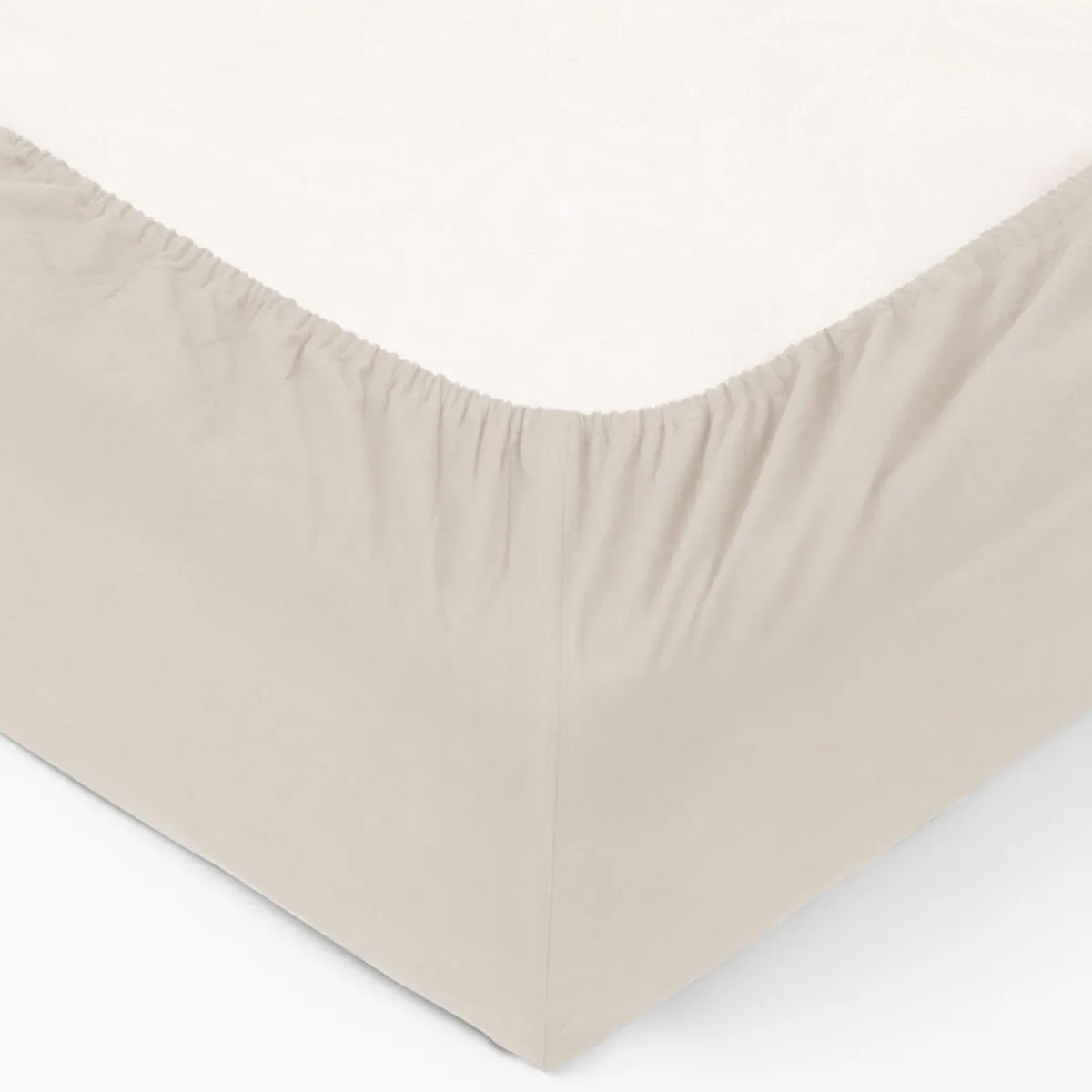 Atmosphera Draps-Housses*Drap-housse, coton lavé Bleucanard