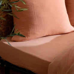 Atmosphera Draps-Housses*Drap-housse "Flora" Blancivoire