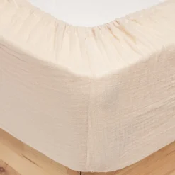 Atmosphera Draps-Housses*Drap-housse "Flora" Blanc