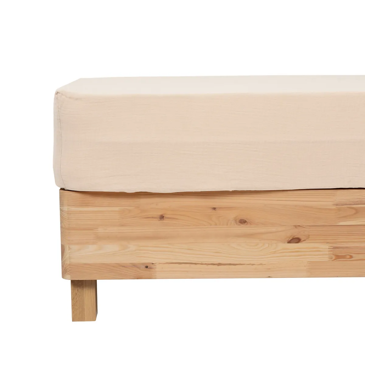 Atmosphera Draps-Housses*Drap-housse "Flora" Roseterracotta