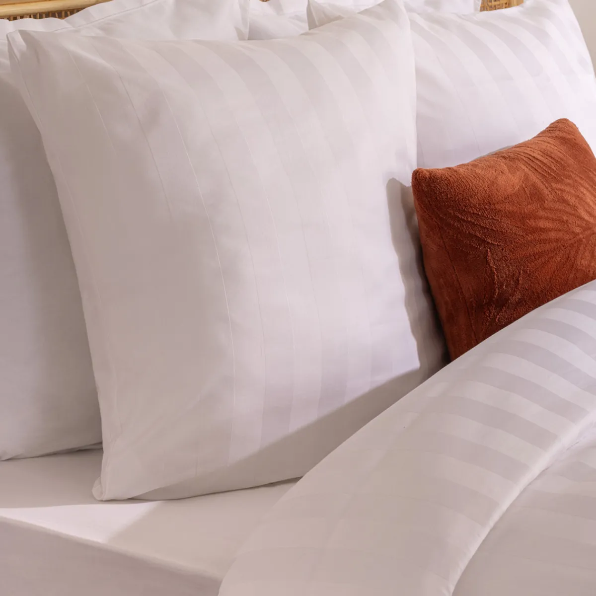 Atmosphera Draps-Housses*Drap-housse "Isadora", satin Jaunemoutarde