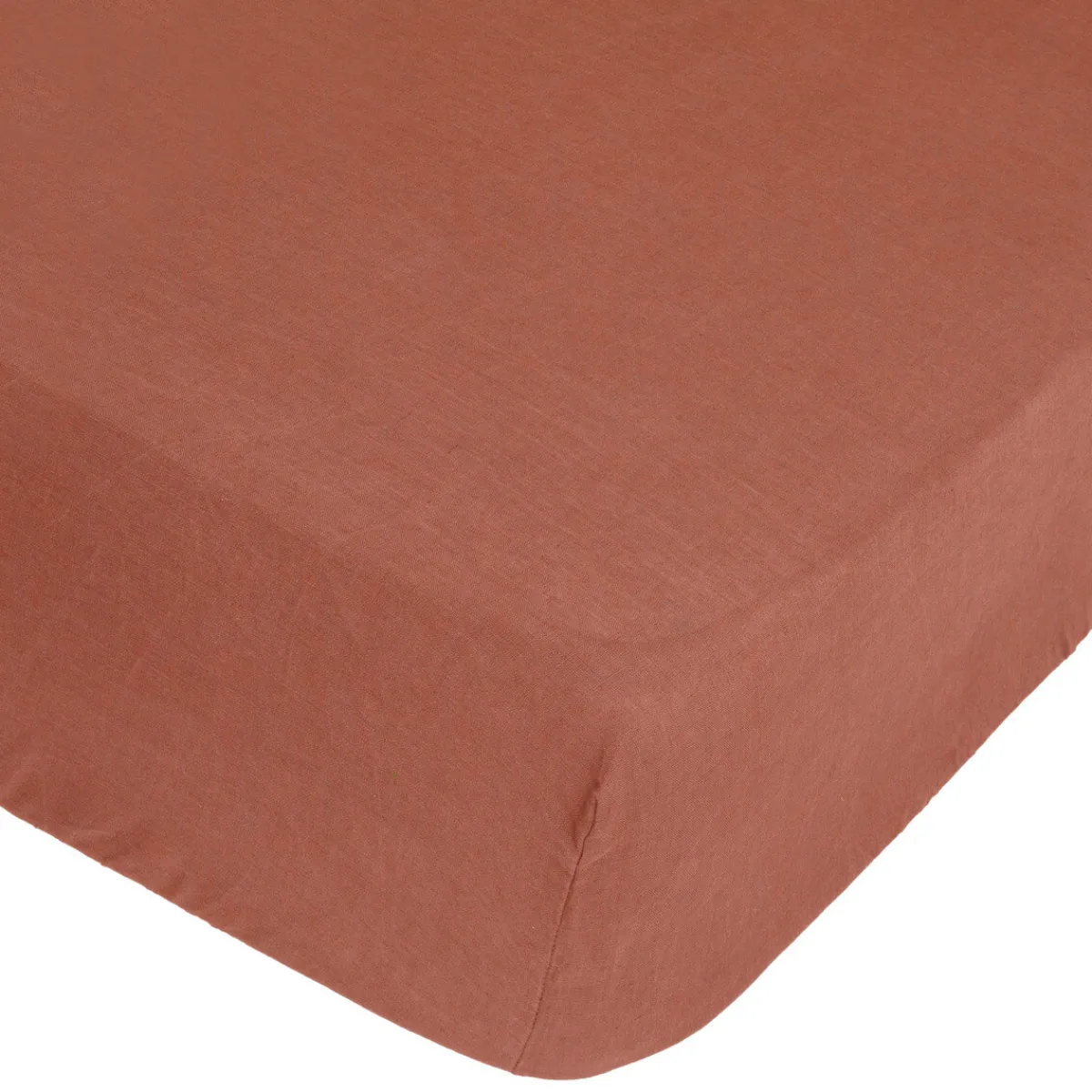 Atmosphera Draps-Housses*Drap-housse "Linah", lin lavé Gris