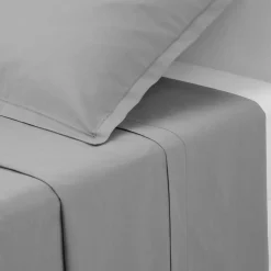 Atmosphera Draps*Drap plat en coton Bleuorage