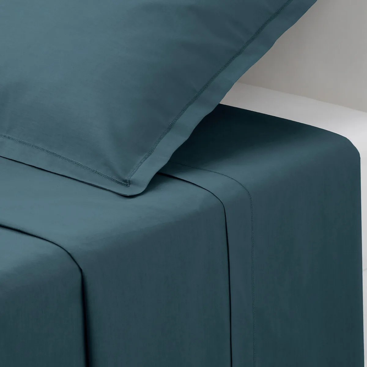 Atmosphera Draps*Drap plat en coton Gris