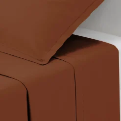 Atmosphera Draps*Drap plat en coton Bleuencre