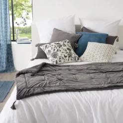 Atmosphera Couvre-Lits, Édredons*Édredon "Sonia", velours Beige