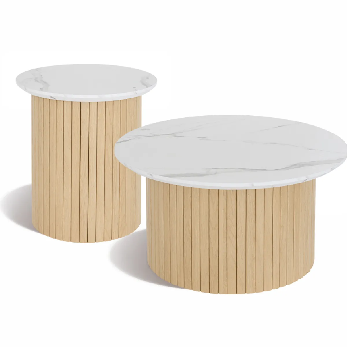 Atmosphera Tables Basses*Ensemble table basse et table d'appoint "Homelya" Doré