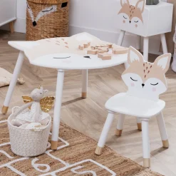 Atmosphera Tables*Ensemble table + chaise enfant "Renard" Beige
